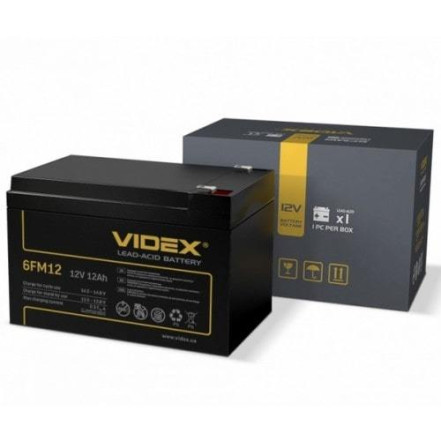 Акумулятор Videx 6FM12 12V 12Ah Акумулятор Videx 6FM12 12V 12Ah