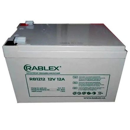 Акумулятор Rablex RB1212 12V/12Ah