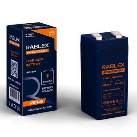 Акумулятор Rablex RB445 4V 4.5Ah Акумулятор Rablex RB445 4V 4.5Ah