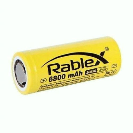 Акумулятор Rablex 26650 Li-Ion 6800mAh Акумулятор Rablex 26650 Li-Ion 6800mAh