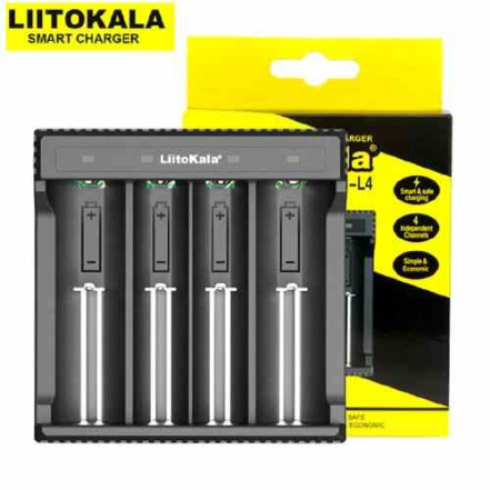 Зарядний пристрій LiitoKala Lii-L4 на 4 слоти Зарядний пристрій LiitoKala Lii-L4 на 4 слоти