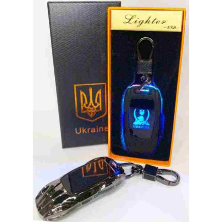 USB зажигалка-брелок Украина HL-470 Black USB зажигалка-брелок Украина HL-470 Black