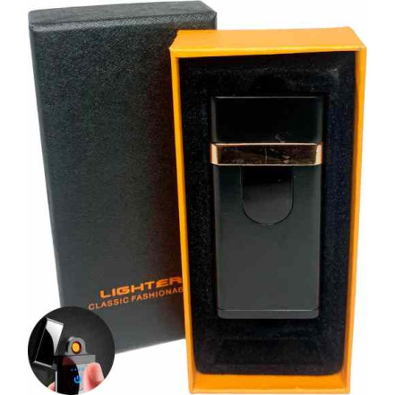 USB запальничка в подарунковій коробці Lighter HL-511 Black