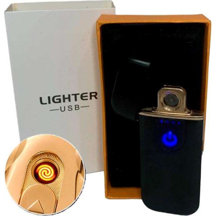 USB запальничка кишенькова HL-519  Black