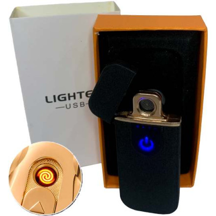 USB запальничка кишенькова HL-519 Black matte