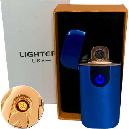USB запальничка кишенькова HL-519 Blue