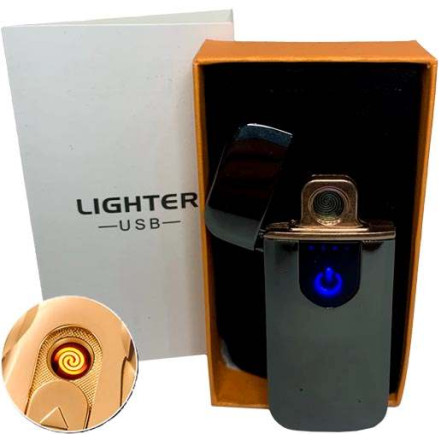 USB запальничка кишенькова HL-520 Black