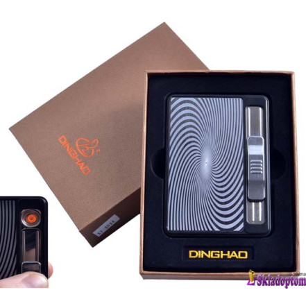 Портсигар + USB запальничка з подачею сигарет 4844-4 (На 10 сигарет, спіраль розжарювання) Портсигар + USB запальничка з подачею сигарет 4844-4 (На 10 сигарет, спіраль розжарювання)