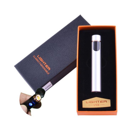 USB запальничка в подарунковій упаковці Lighter 4980 Silver USB запальничка в подарунковій упаковці Lighter 4980 Silver