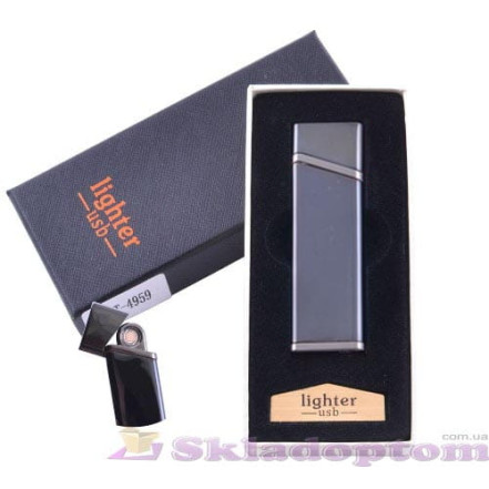 USB запальничка в подарунковій упаковці Lighter 4959-2 (Спіраль розжарювання) USB запальничка в подарунковій упаковці Lighter 4959-2 (Спіраль розжарювання)