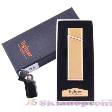 USB запальничка в подарунковій упаковці Lighter 4959-3 (Спіраль розжарювання) USB запальничка в подарунковій упаковці Lighter 4959-3 (Спіраль розжарювання)