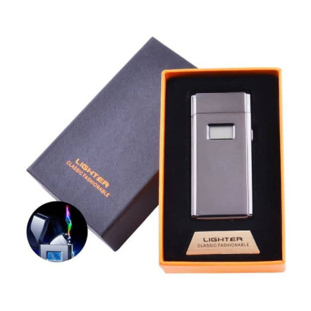 Електроімпульсна запальничка у подарунковій коробці Lighter 5005 Black Електроімпульсна запальничка у подарунковій коробці Lighter 5005 Black