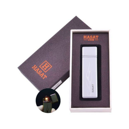 USB зажигалка в подарочной коробке HASAT HL-66-1 (Спираль накаливания) USB зажигалка в подарочной коробке HASAT HL-66-1 (Спираль накаливания)