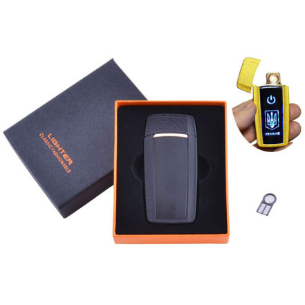 USB зажигалка в подарочной коробке Украина HL-56 Black (Спираль накаливания) USB зажигалка в подарочной коробке Украина HL-56 Black (Спираль накаливания)