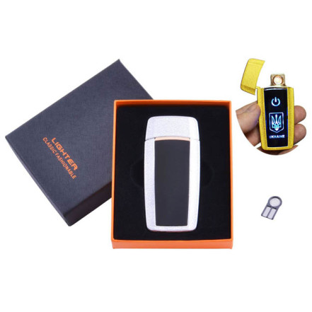 USB зажигалка в подарочной коробке Украина HL-56 White (Спираль накаливания) USB зажигалка в подарочной коробке Украина HL-56 White (Спираль накаливания)