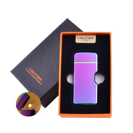 USB зажигалка в подарочной коробке LIGHTER  HL-114 Chameleon