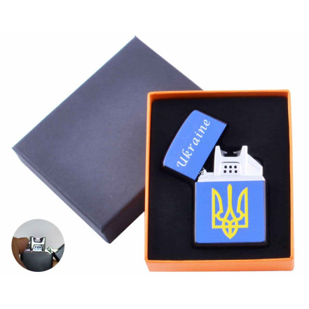 USB запальничка HL-146-2 електроімпульсна з гербом України USB запальничка HL-146-2 електроімпульсна з гербом України