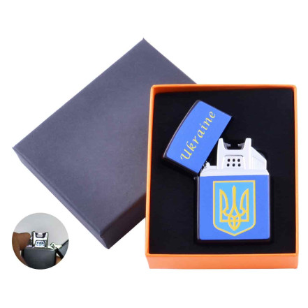 USB запальничка HL-146-4 електроімпульсна з гербом України USB запальничка HL-146-4 електроімпульсна з гербом України
