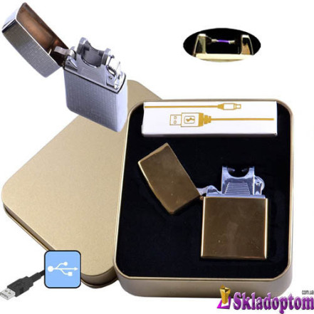 Электроимпульсная зажигалка в подарочной упаковке JIN LUN (USB) 4839-1 Электроимпульсная зажигалка в подарочной упаковке JIN LUN (USB) 4839-1