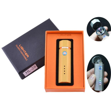 USB зажигалка в подарочной упаковке Lighter HL-28 Gold (Электроимпульсная,Двойная молния) USB зажигалка в подарочной упаковке Lighter HL-28 Gold (Электроимпульсная,Двойная молния)