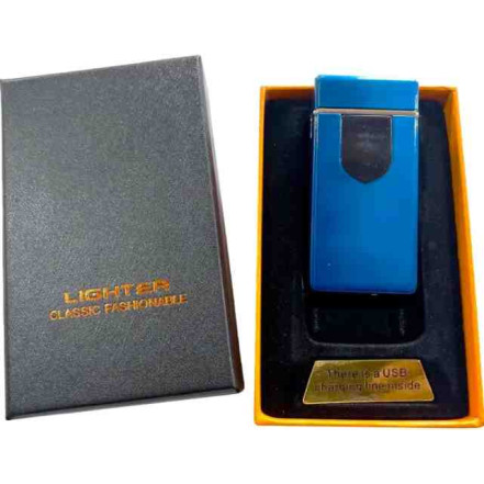 Электроимпульсная зажигалка HL-102 Blue Электроимпульсная зажигалка HL-102 Blue