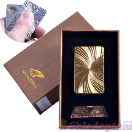USB зажигалка в подарочной упаковке SHARING 4701-2