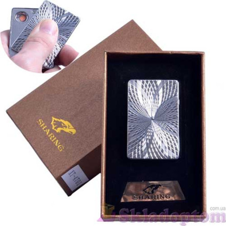 USB зажигалка в подарочной упаковке SHARING 4701-4