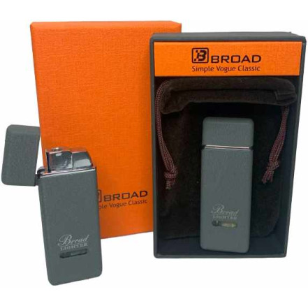 Зажигалка в подарочной упаковке Broad HL-399 Gray Зажигалка в подарочной упаковке Broad HL-399 Gray