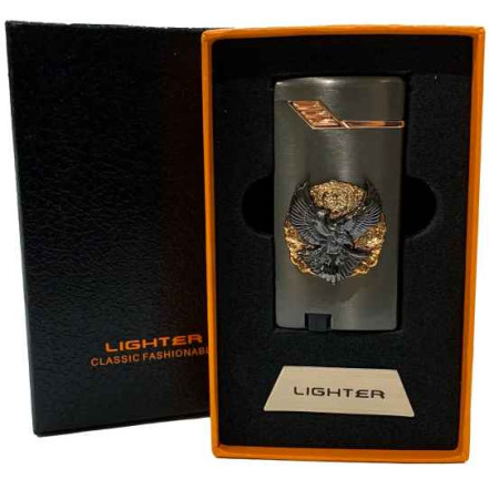 Зажигалка подарочная Jiebao HL-507 "Орел" Black Зажигалка подарочная Jiebao HL-507 "Орел" Black