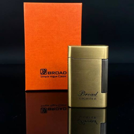 Запальничка подарункова Broad HL-803 Gold кремнієва