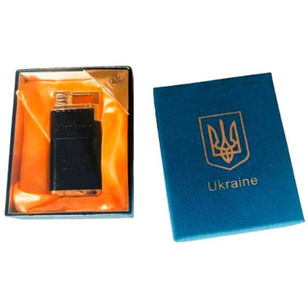 Запальничка в подарунковій коробці Україна HL-323-1 Black