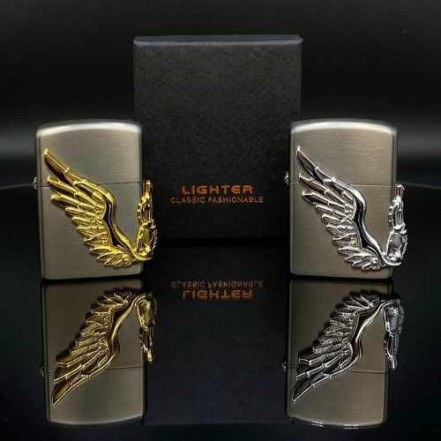 Газова запальничка Wings of Death HL-796 Gray