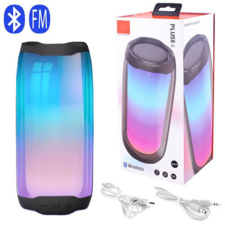 Bluetooth колонка PULSE 4, Full lightshow, чорна Bluetooth колонка PULSE 4, Full lightshow, чорна