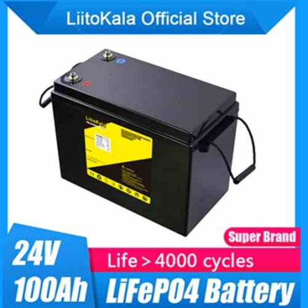 Акумулятор LiFePO4 LiitoKala 24V 100Ah (Smart BMS) Акумулятор LiFePO4 LiitoKala 24V 100Ah (Smart BMS)