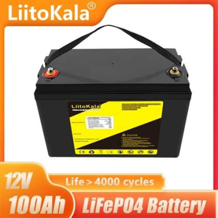 Акумулятор LiFePO4 LiitoKala 12V 100Ah (Smart BMS) Акумулятор LiFePO4 LiitoKala 12V 100Ah (Smart BMS)