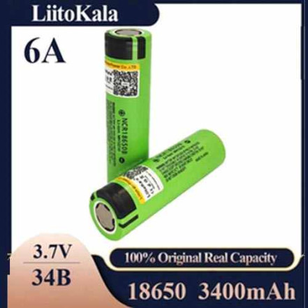 Акумулятор LiitoKala 18650 NCR 34B 3400mAh Акумулятор LiitoKala 18650 NCR 34B 3400mAh