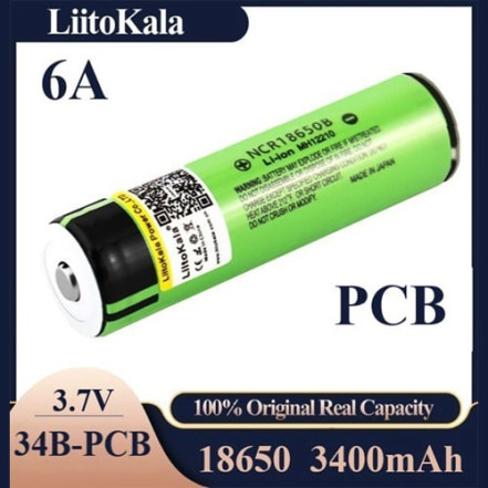 Акумулятор LiitoKala 18650 NCR 34B-PCB