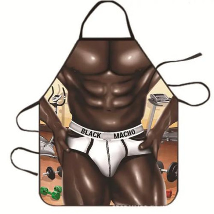 Фартух з приколом Black Macho