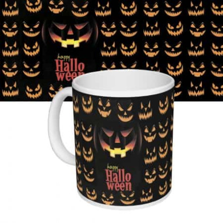 Чашка с принтом 63603 Happy Halloween улыбки Джека Чашка с принтом 63603 Happy Halloween улыбки Джека