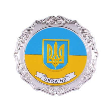Магніт Герб з Прапором Ukraine UK-112A Магніт Герб з Прапором Ukraine UK-112A