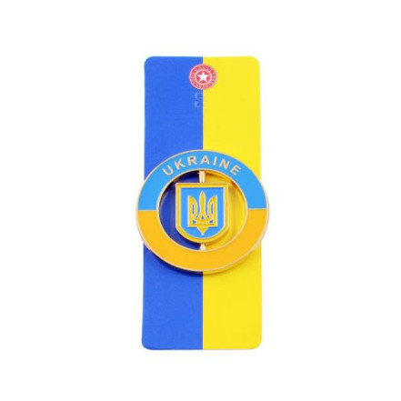 Магніт Герб з Прапором Ukraine UK-113 (що обертається) Магніт Герб з Прапором Ukraine UK-113 (що обертається)