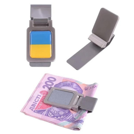 Затискач для грошей USK 87 (прапор України) Затискач для грошей USK 87 (прапор України)