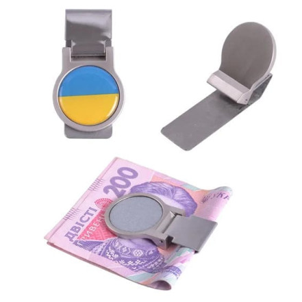 Затискач для грошей USK 88 (прапор України) Затискач для грошей USK 88 (прапор України)