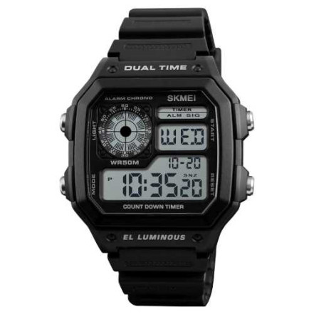 Годинник наручний 1299BK SKMEI BLACK