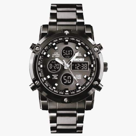 Годинник наручний 1389BK SKMEI BLACK-BLACK