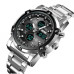 Годинник наручний 1389SIBK SKMEI SILVER-BLACK