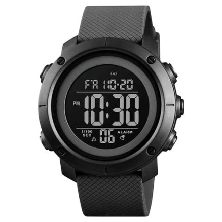Годинник наручний 1426BKBK SKMEI, BLACK-BLACK, ABS RING Годинник наручний 1426BKBK SKMEI, BLACK-BLACK, ABS RING