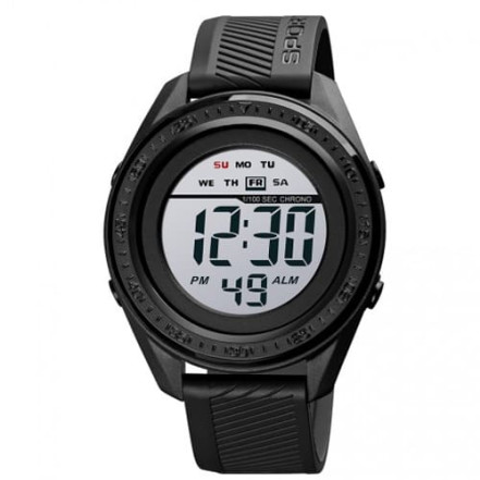 Годинник наручний 1638BKWT SKMEI, BLACK-WHITE Годинник наручний 1638BKWT SKMEI, BLACK-WHITE
