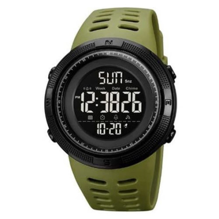 Годинник наручний SKMEI 2070AGWT ARMY GREEN-WHITE Годинник наручний SKMEI 2070AGWT ARMY GREEN-WHITE