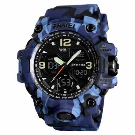 Годинник наручний 1155BCMBU SKMEI BLUE CAMO